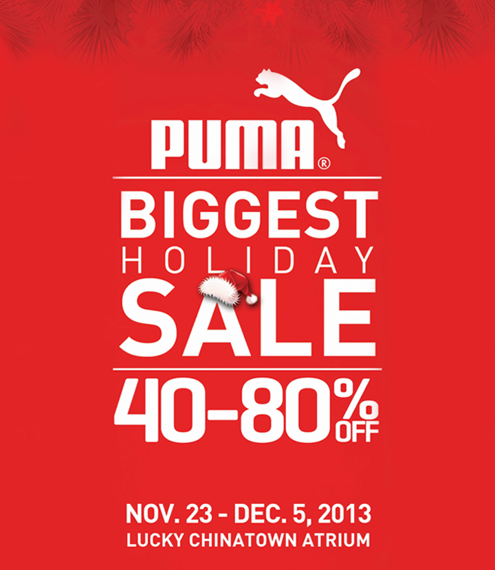 Puma Holiday Sale @ Lucky Chinatown Mall November - December 2013