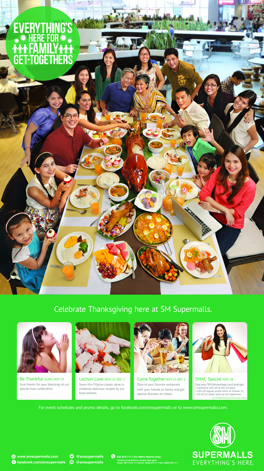 SM Supermalls Thanksgiving Celebration November - December 2013