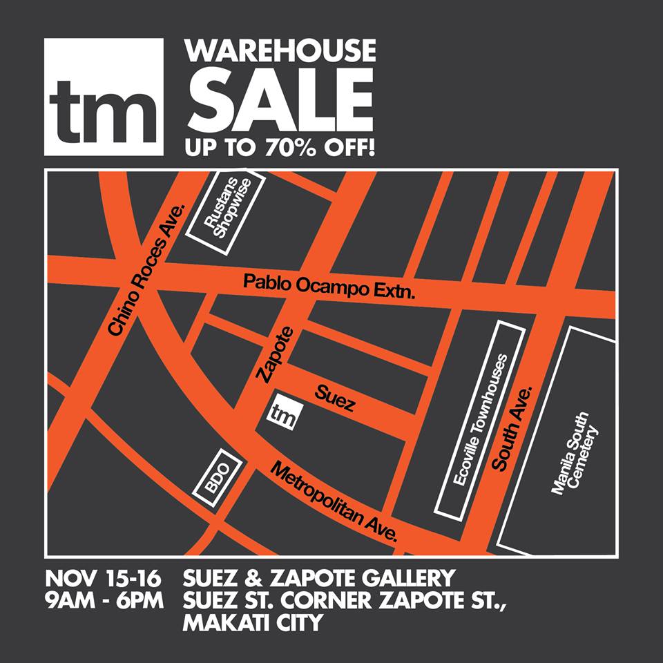 TM Warehouse Sale Location Map