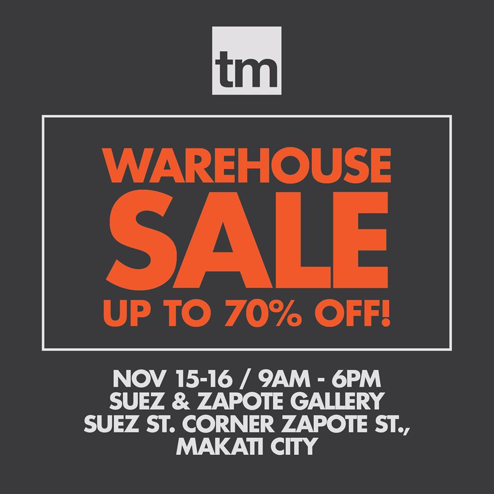 Team Manila Warehouse Sale November 2013