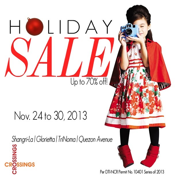 The Ramp Crossings Holiday Sale November 2013