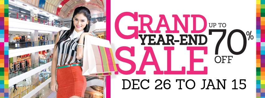 Araneta Center Grand Year End Sale December 2013 - January 2014