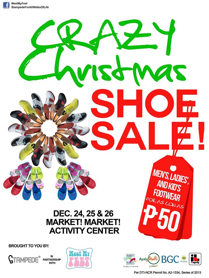 Crazy Christmas Shoe Sale @ Market Market December 2013