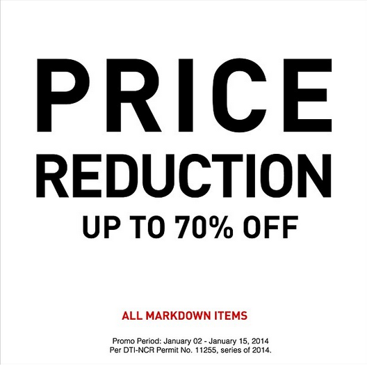 Forever 21 Further Reductions January 2014