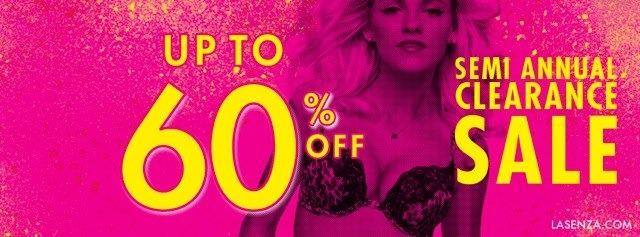 La Senza Semi Annual Sale December 2013 - January 2014