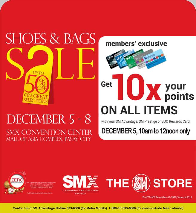 Shoes & Bags Sale @ SMX Convention Center December 2013