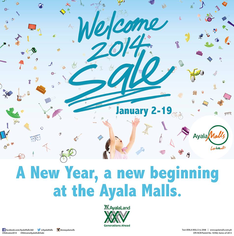 Alabang Town Center Welcome 2014 Sale January 2014