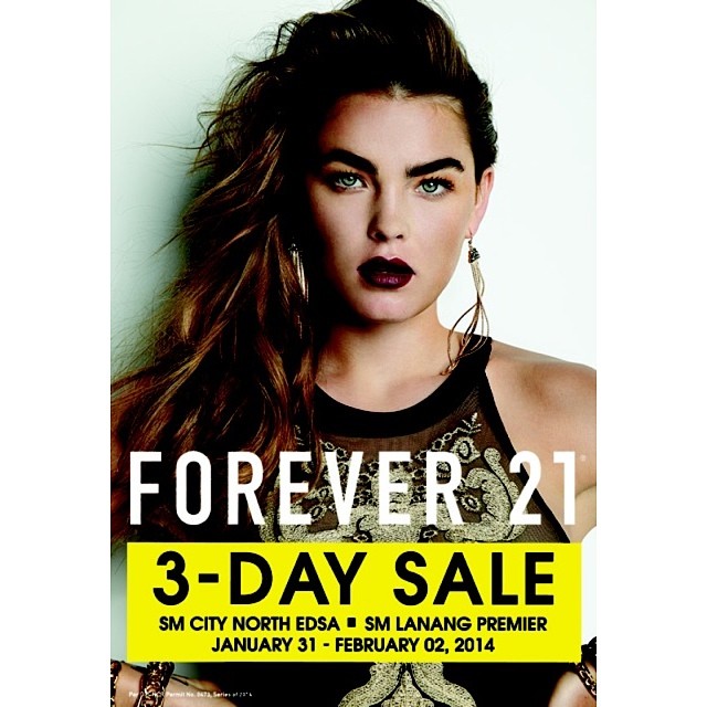 Forever 21 3-Day Sale January - February 2014