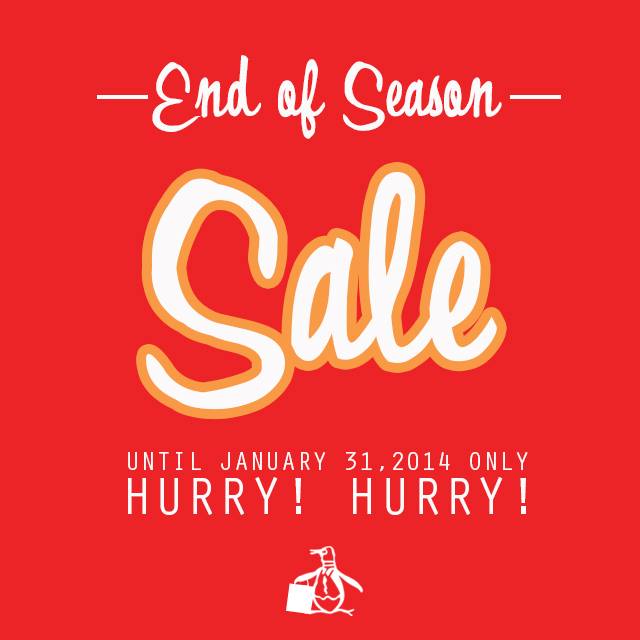 Original Penguin End of Season Sale January 2014