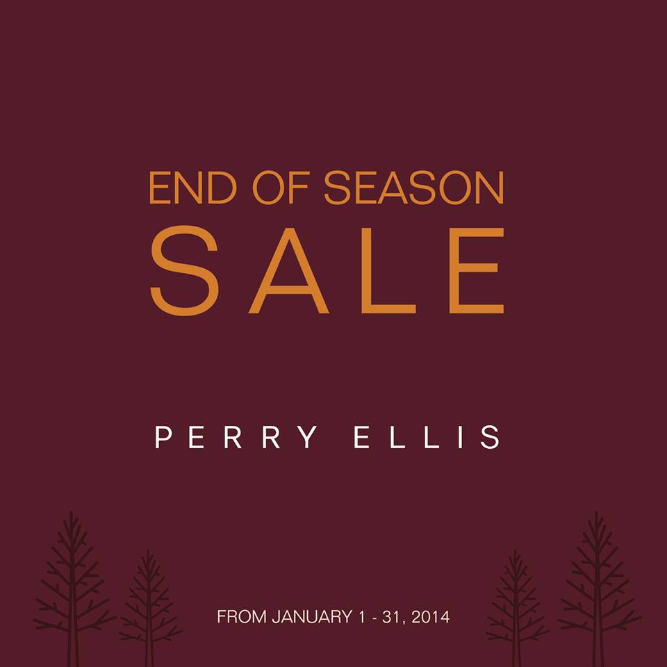 Perry Ellis End of Season Sale January 2014