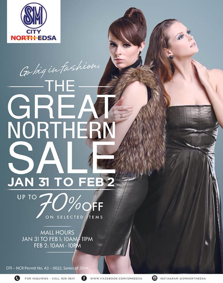 Sm City North Edsa The Great Northern Sale January - February 2014