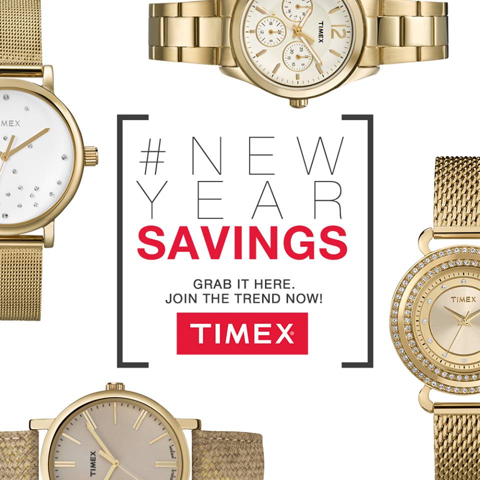 Timex End of Season Sale January - February 2014