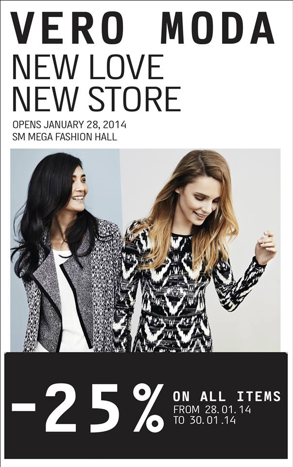 i det mindste gentage lejlighed Vero Moda Grand Opening Sale January 2014 | Manila On Sale