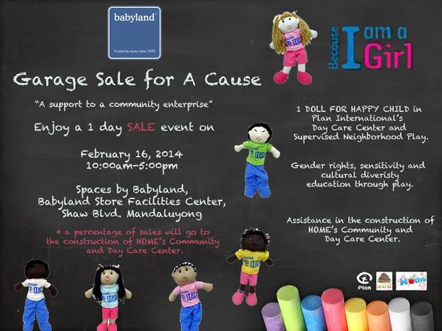 Babyland's Garage Sale For A Cause @ Spaces By Babyland February 2014