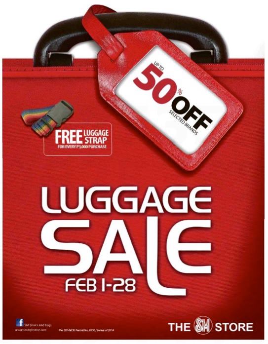 SM Luggage Sale 2014