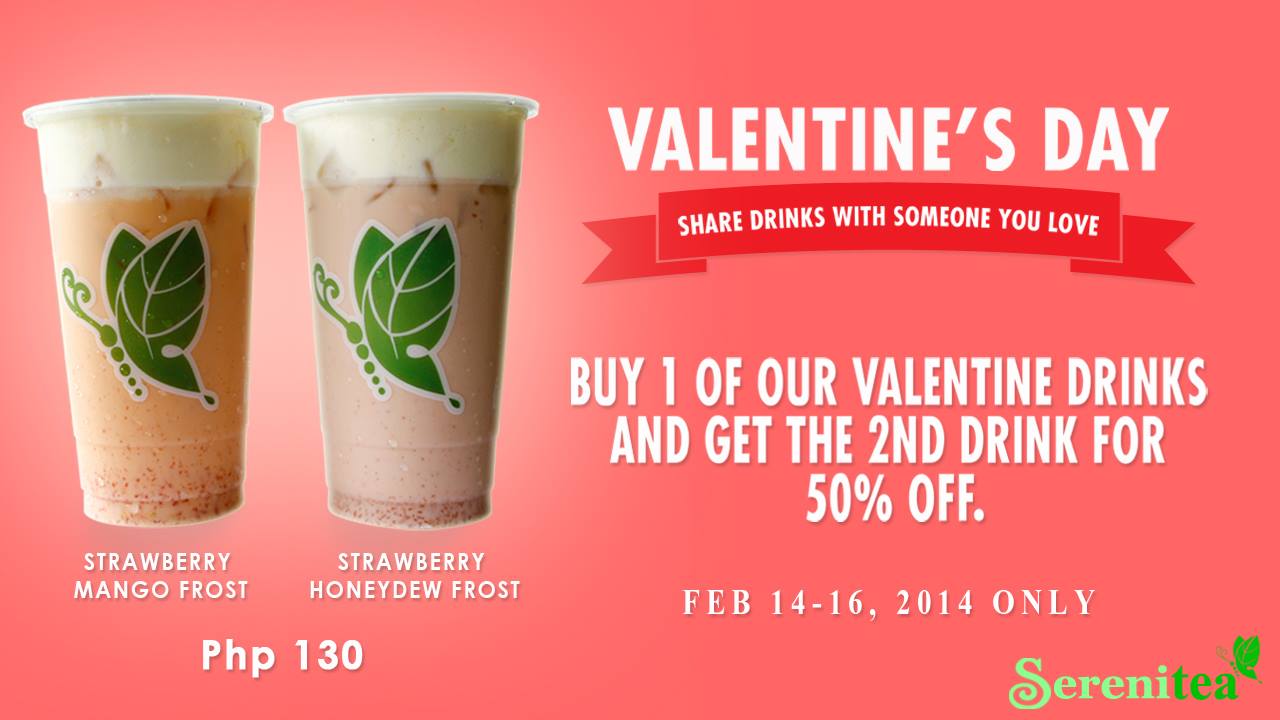 Serenitea Valentine's Day Promo February 2014