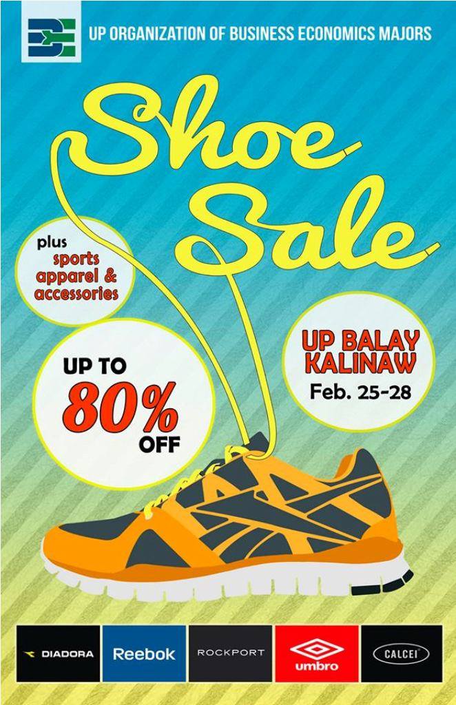 Shoe Sale @ UP Balay Kalinaw February 2014