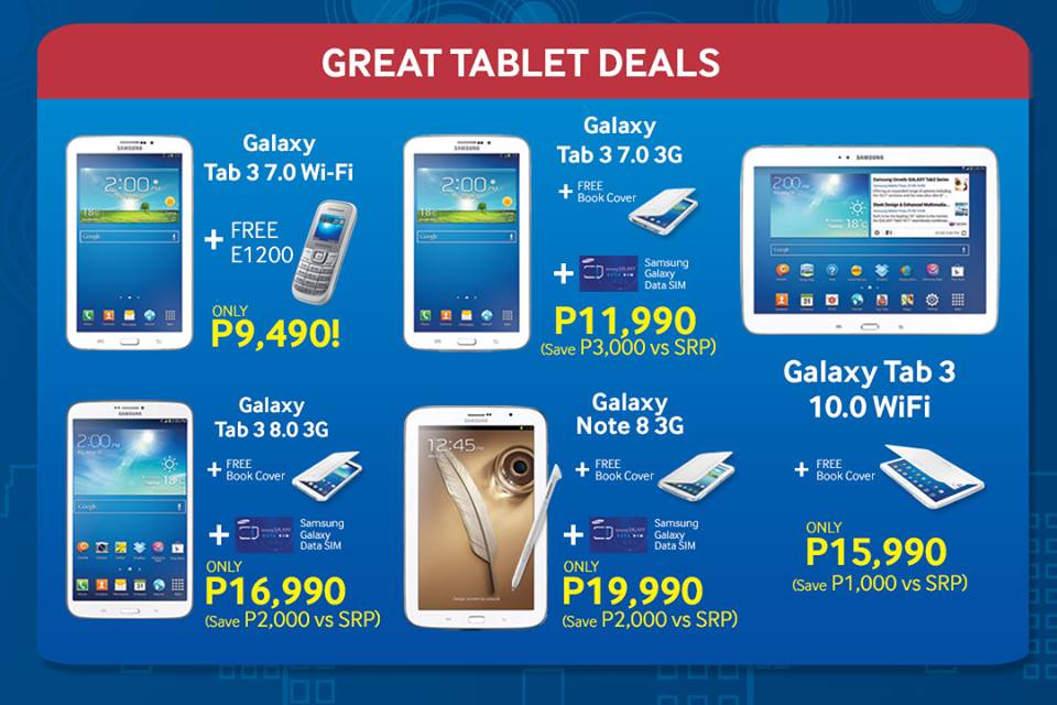 The Great Samsung Sale_Tablet Deals February - March 2014