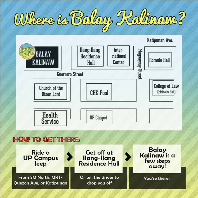 UP Balay Kalinaw Location Map