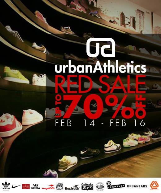 Urban Athletics Red Sale February 2014