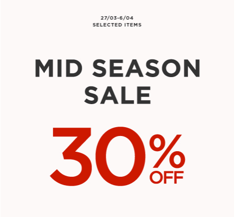 Mango Mid-Season Sale March - April 2014