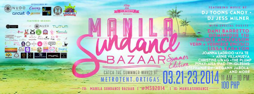 Manila Sundance Bazaar @ Metrotent, Metrowalk March 2014