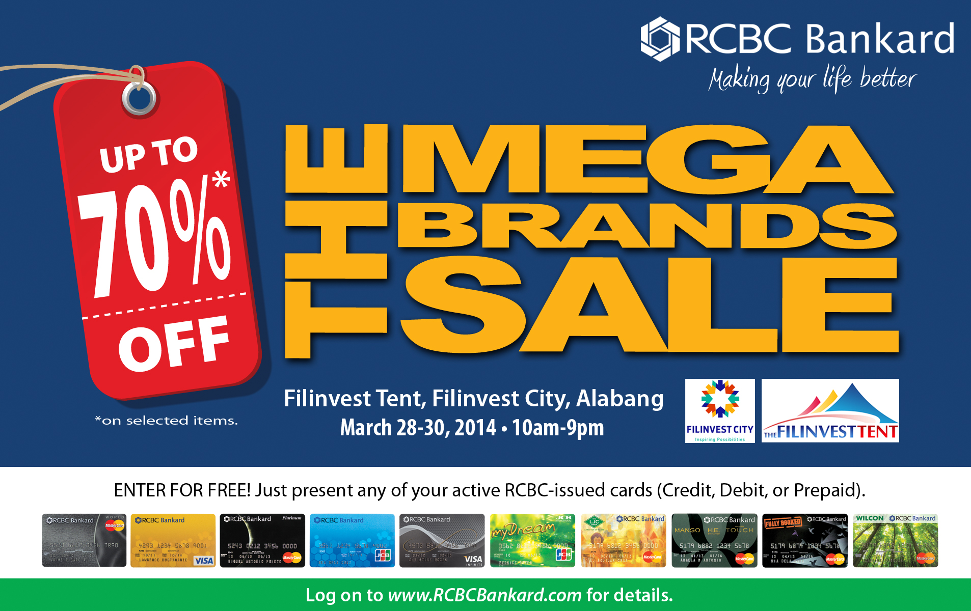 7th MegaBrands Sale @ Filinvest Tent March 2014