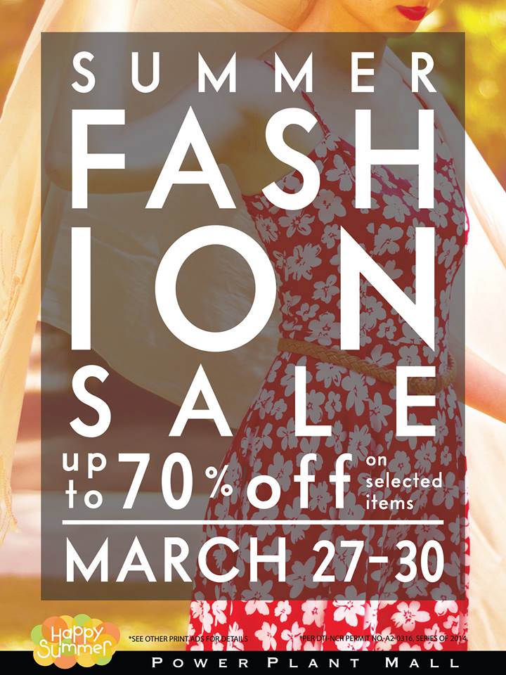 Power Plant Mall Summer Fashion Sale March 2014