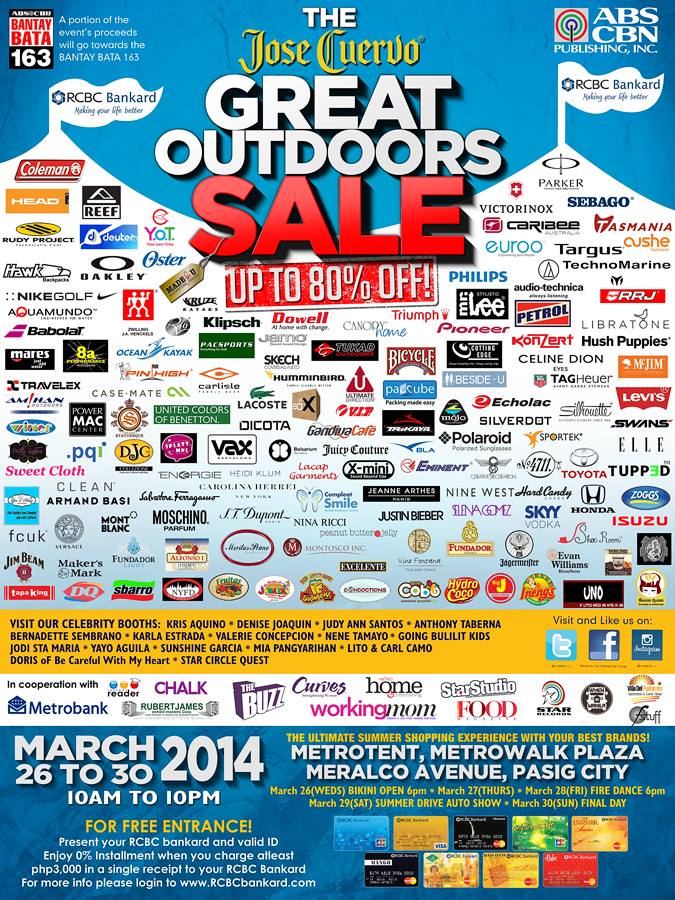 The Great Outdoors Sale @ Metrotent, Metrowalk March 2014