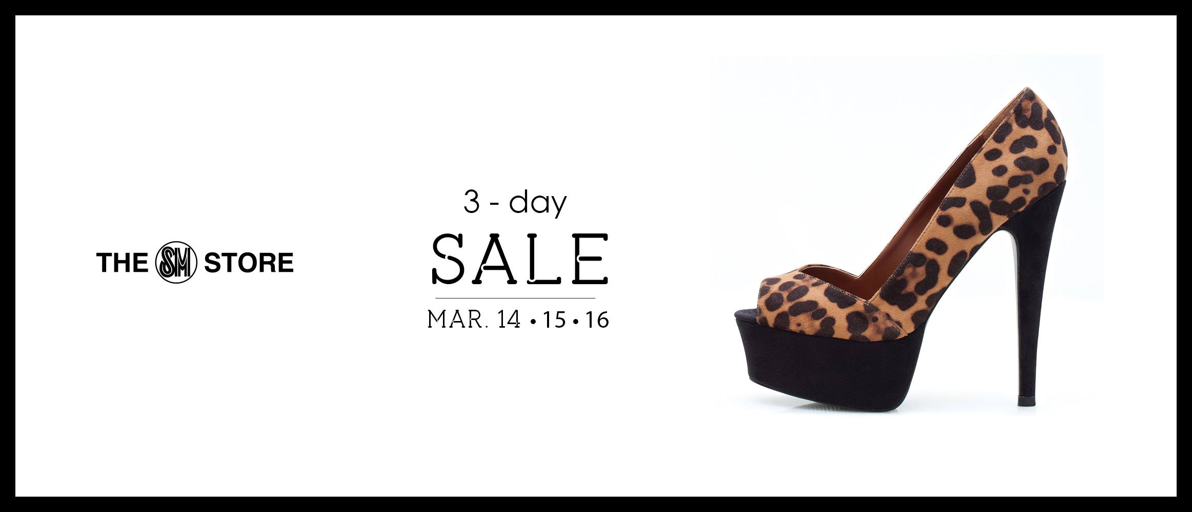 The SM Store 3-Day Sale March 2014