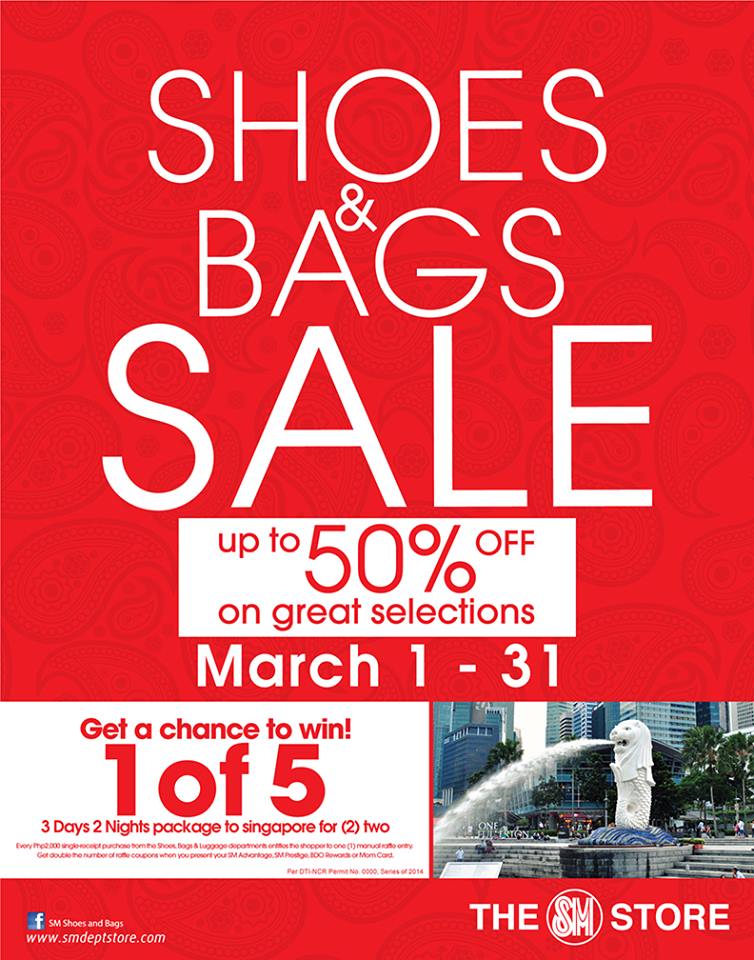 The SM Store Shoes & Bags Sale March 2014