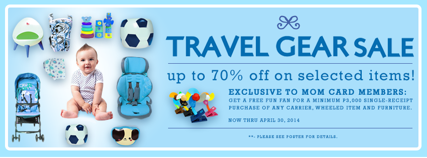 Baby Company Travel Gear Sale April 2014