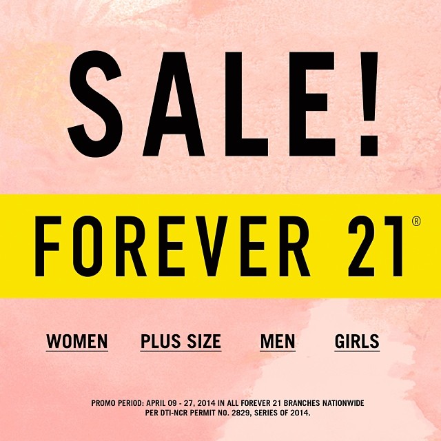 Forever 21 Clearance Sale April 2014