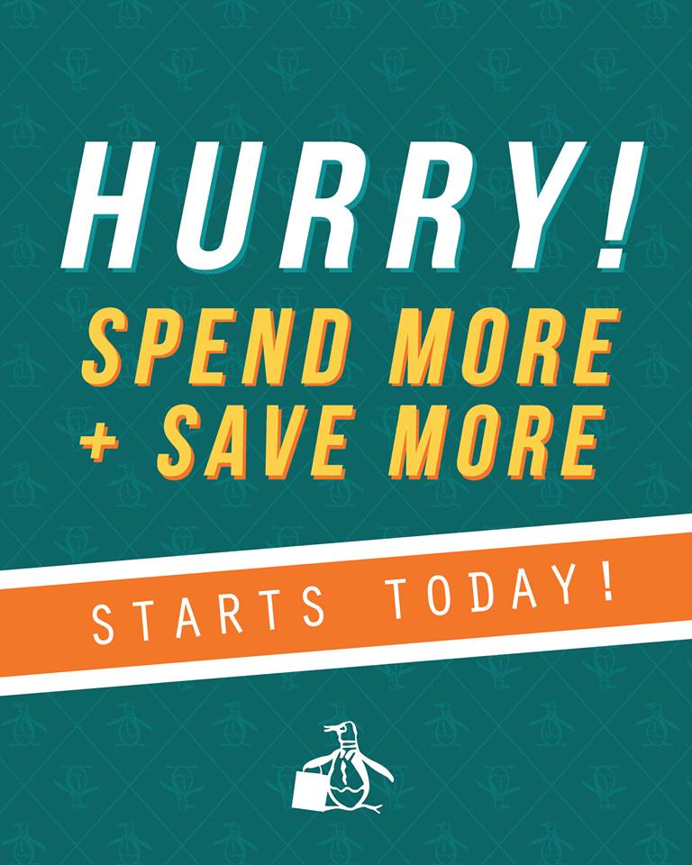 Original Penguin Spend More + Save More Promo April - May 2014