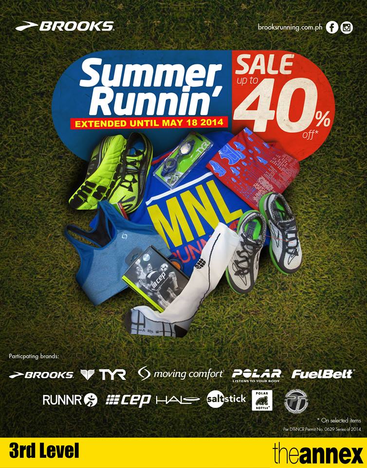 Brooks Summer Runnin Sale May 2014