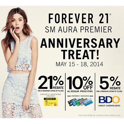 Forever 21 Anniversary Treat @ SM Aura Premier May 2014