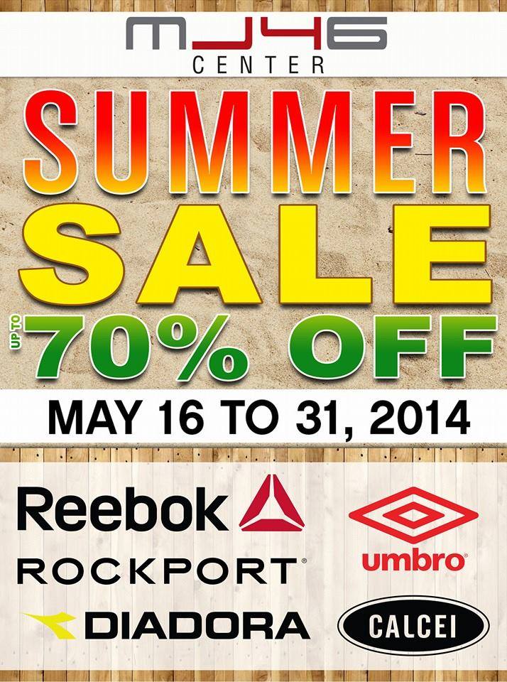 MJ46 Center Summer Sale May 2014