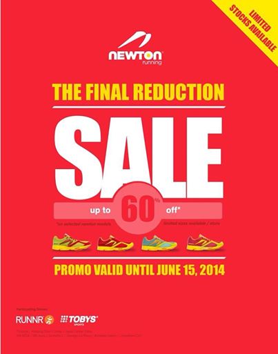 Newton Running The Final Reduction Sale May - June 2014