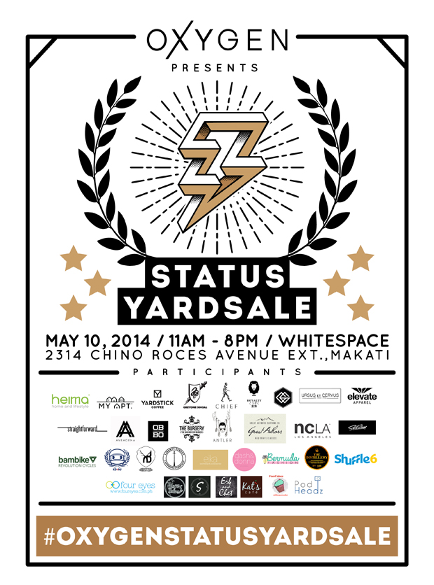 Oxygen's Status Yard Sale @ Whitespace May 2014