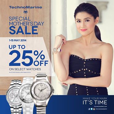 Technomarine Special Mothers Day Sale May 2014