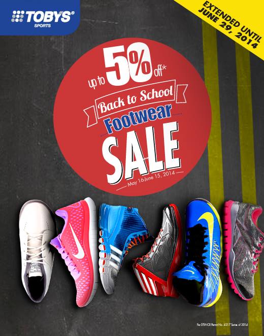 Toby's Sports Back To School Footwear Sale June 2014 (Extended)