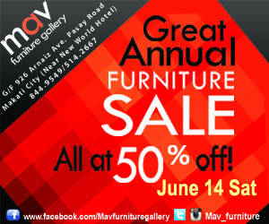 MAV Furniture Gallery The Great Annual Sale June 2014