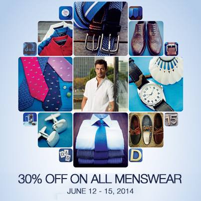 Marks & Spencer Menswear Sale June 2014