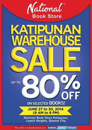 National Book Store Warehouse Sale @ NBS Katipunan June 2014