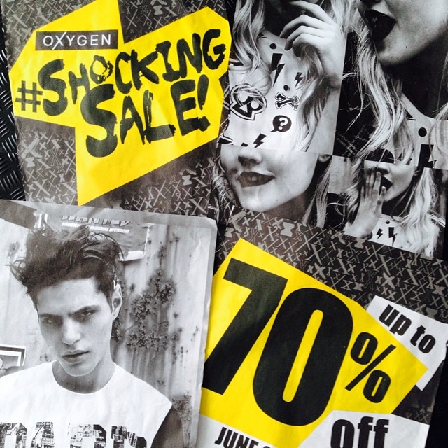 Oxygen Shocking Sale June - July 2014