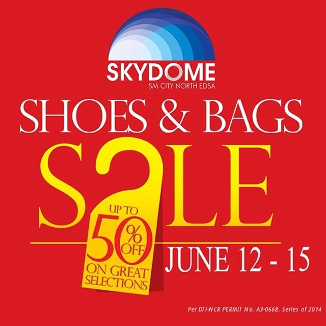 Shoes & Bags Sale @ Skydome SM City North Edsa June 2014