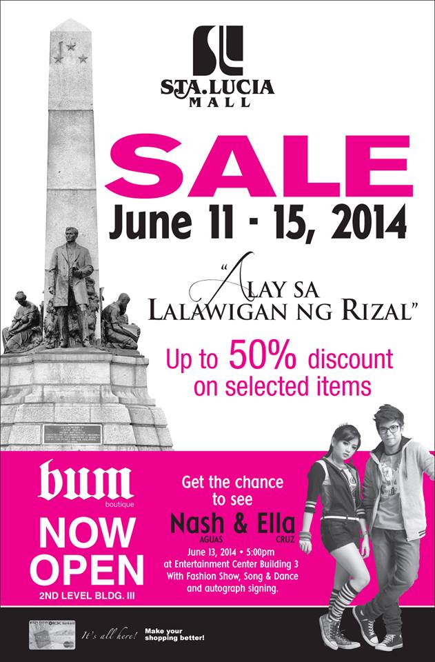 Sta. Lucia Mall Sale June 2014