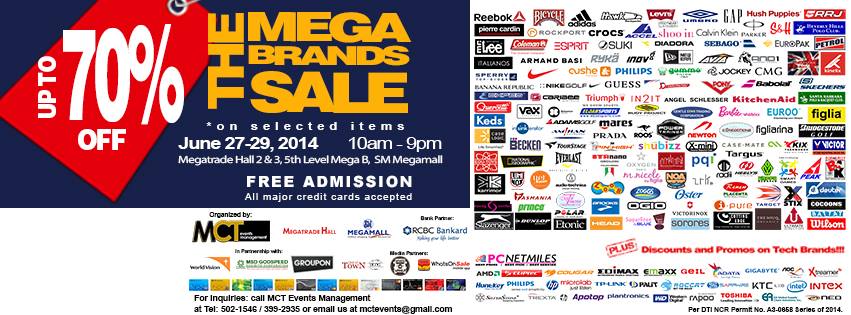 The Mega Brands Sale @ SM Megatrade Hall June 2014