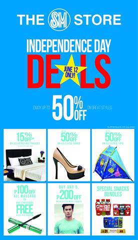 The SM Store Independence Day Deals June 2014