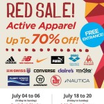 Avida Weekend Red Sale on Active Apparel July 2014